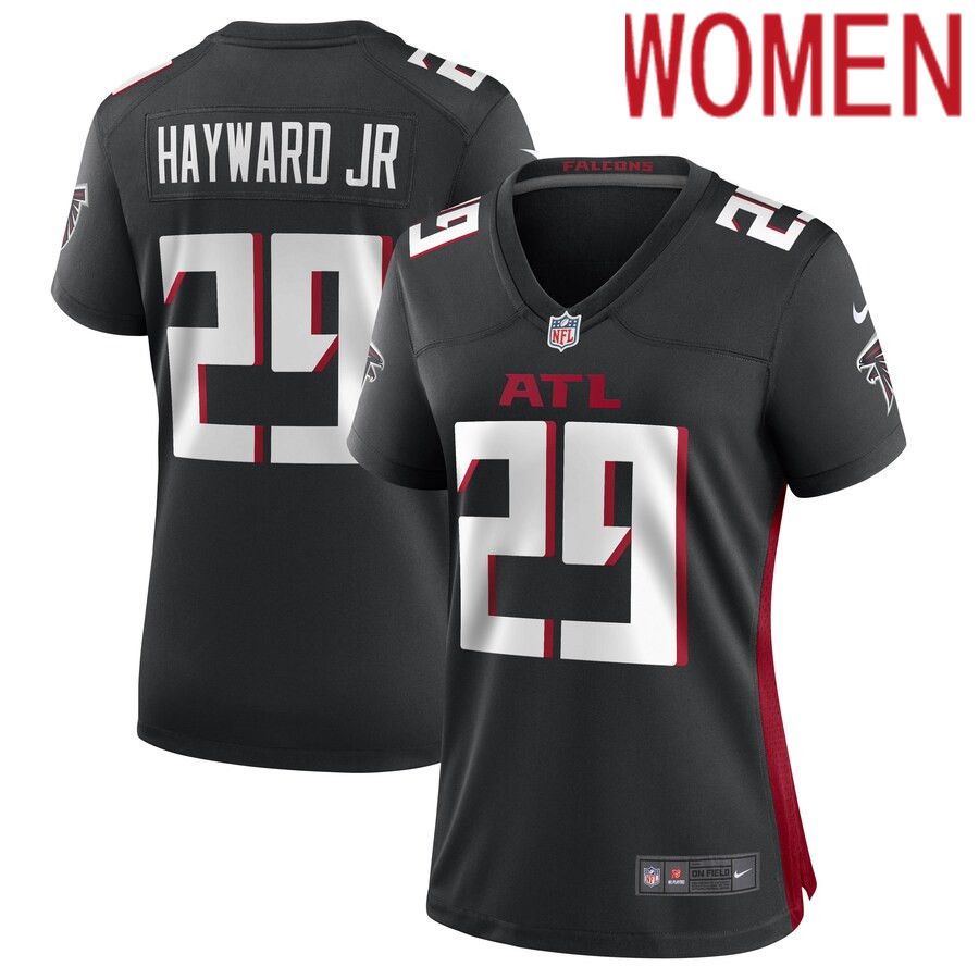 Women Atlanta Falcons 29 Casey Hayward Nike Black Game Player NFL Jersey